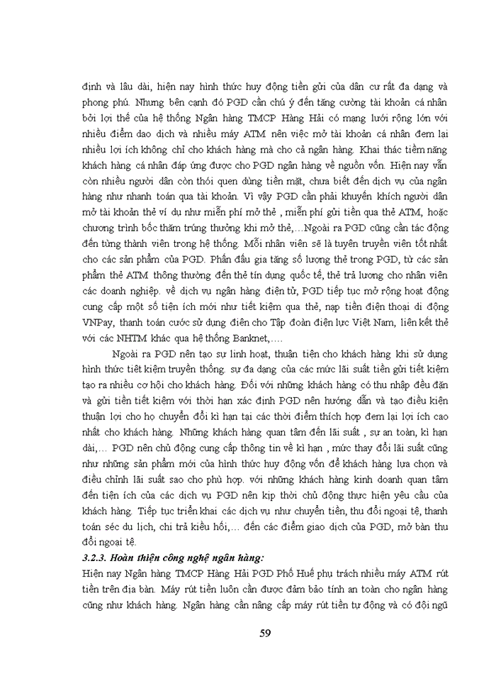 image for page Tăng cường huy động vốn tại NHTM cổ phần Hàng Hải – Phòng giao dịch Phố Huế