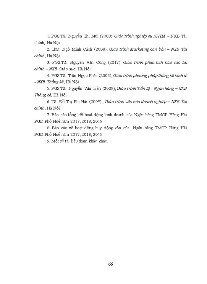 image for page Tăng cường huy động vốn tại NHTM cổ phần Hàng Hải – Phòng giao dịch Phố Huế