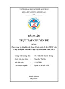 Thực trạng và giải pháp xây dựng bộ sản phẩm du lịch MICE  của Công ty cổ phần Du lịch Vẻ đẹp Việt (Vietcharm Tour., JSC)