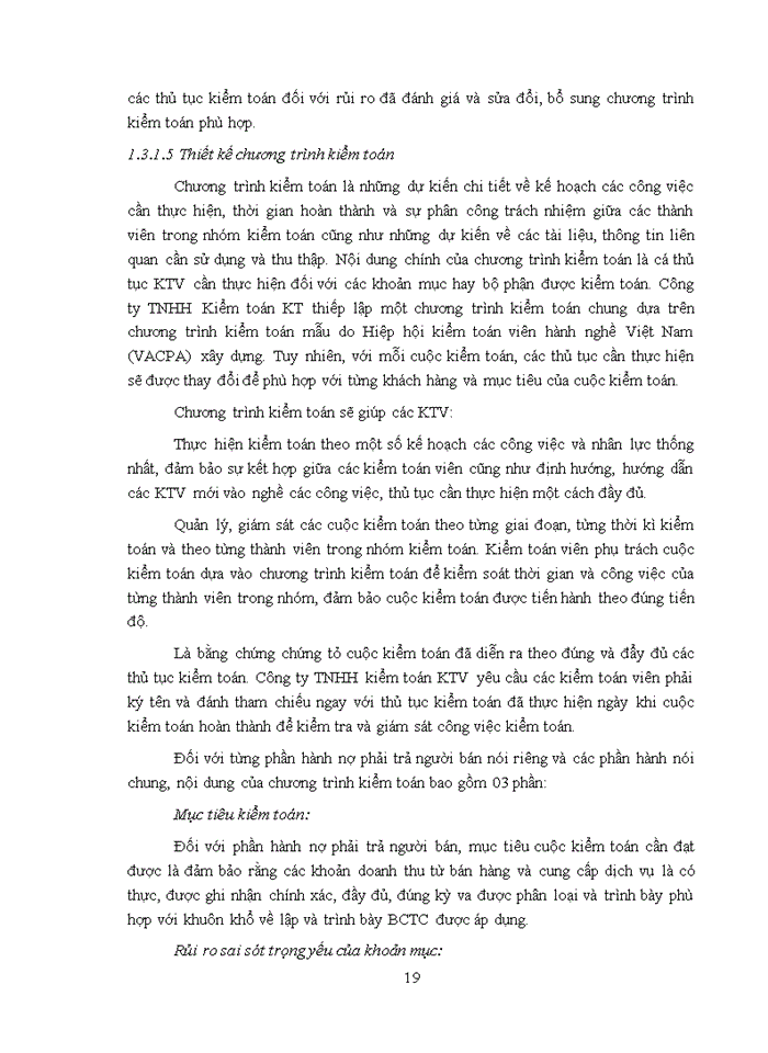 image for page Kiểm toán khoản mục nợ phải trả người bán trong quy trình kiểm toán báo cáo tài chính do Công ty TNHH Kiểm toán KTV thực hiện
