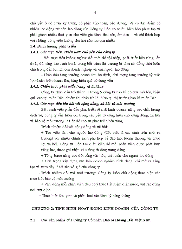 image for page Tình hình hoạt động kinh doanh của công ty