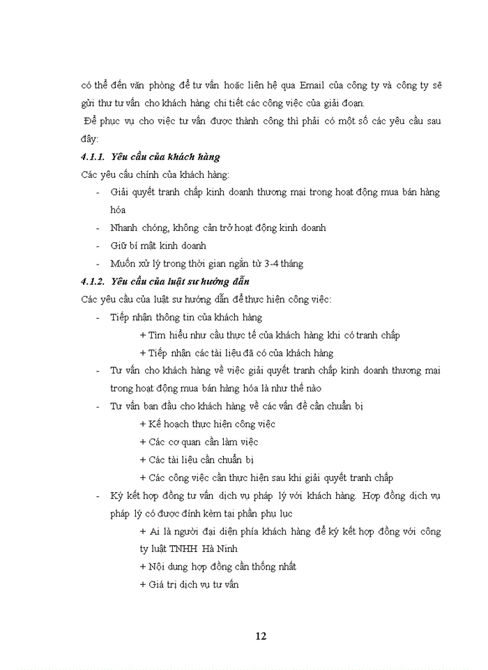 image for page Hoạt động tư vấn pháp luật về giải quyết tranh chấp kinh doanh thương mại trong hoạt động mua bán hàng hóa của các doanh nghiệp Việt Nam tại công ty luật TNHH Hà Ninh