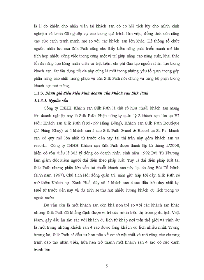 image for page Nâng cao chất lượng phục vụ tại bộ phận lễ tân của khách sạn Silk Path Hà Nội