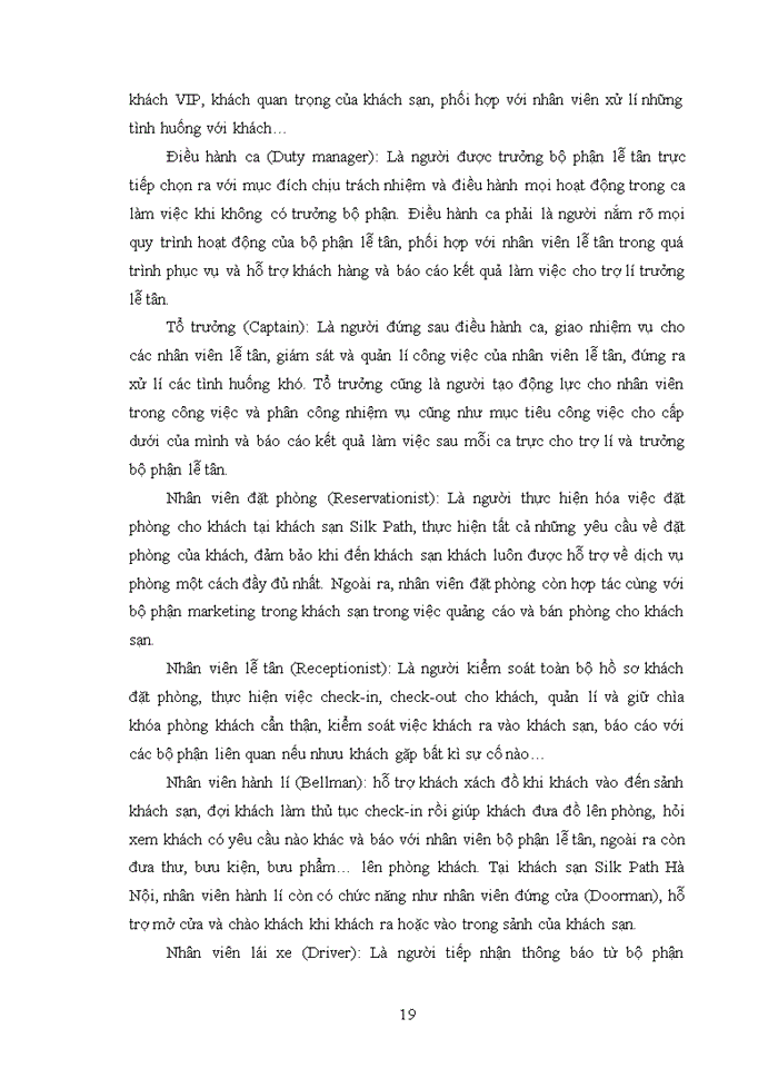 image for page Nâng cao chất lượng phục vụ tại bộ phận lễ tân của khách sạn Silk Path Hà Nội