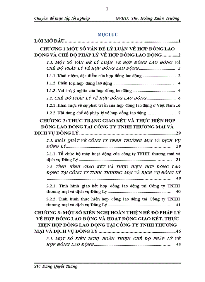 image for page Hoàn thiện hế độ pháp lý về hợp đồng lao động và hoạt động giao kết, thực hiện hợp đồng lao động tại công ty tnhh thương mại và dịch vụ đông lý