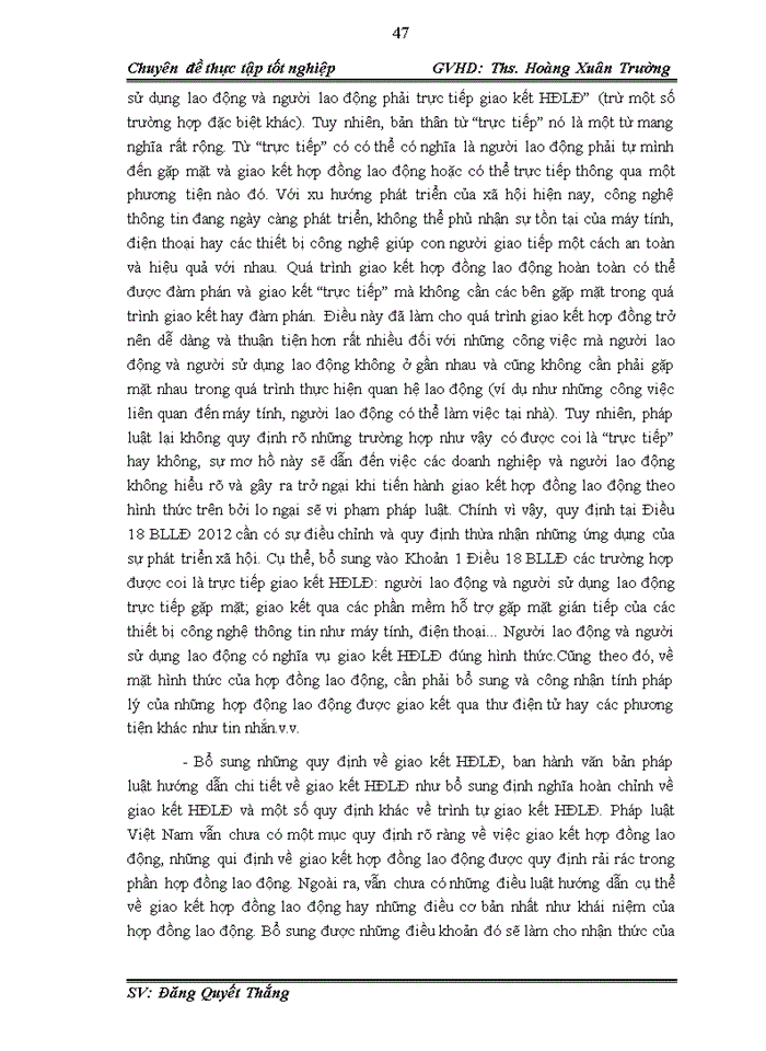 image for page Hoàn thiện hế độ pháp lý về hợp đồng lao động và hoạt động giao kết, thực hiện hợp đồng lao động tại công ty tnhh thương mại và dịch vụ đông lý