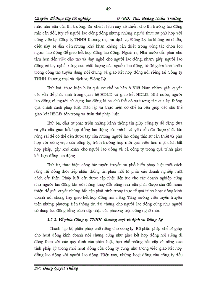 image for page Hoàn thiện hế độ pháp lý về hợp đồng lao động và hoạt động giao kết, thực hiện hợp đồng lao động tại công ty tnhh thương mại và dịch vụ đông lý