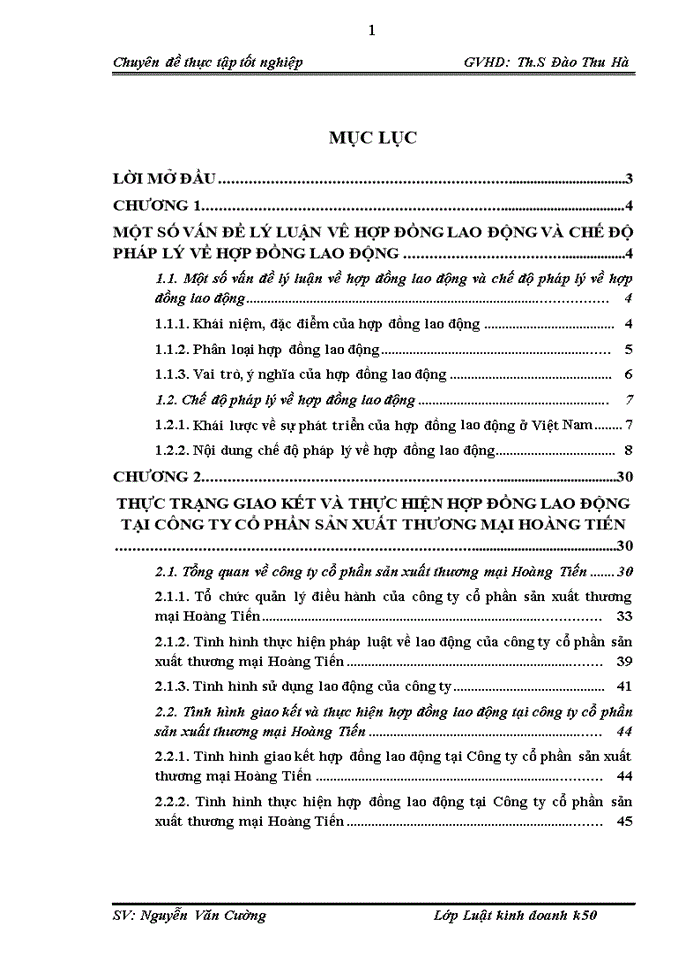 image for page Hoàn thiện chế độ pháp lý về hợp đồng lao động và hoạt động giao kết, thực hiện hợp đồng lao động tại công ty cổ phần sản xuất thương mại Hoàng Tiến