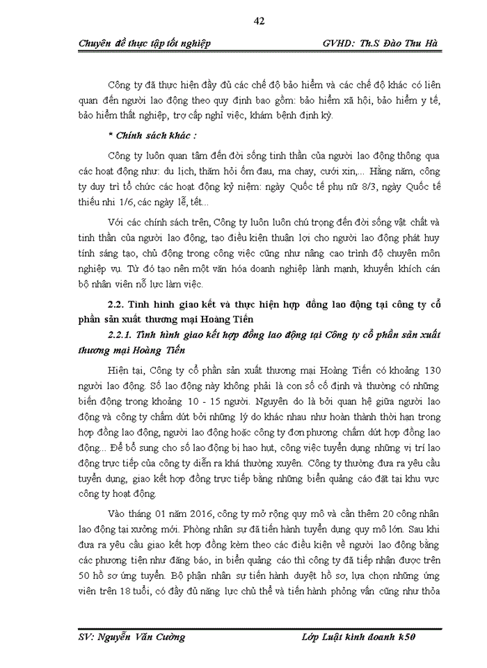 image for page Hoàn thiện chế độ pháp lý về hợp đồng lao động và hoạt động giao kết, thực hiện hợp đồng lao động tại công ty cổ phần sản xuất thương mại Hoàng Tiến