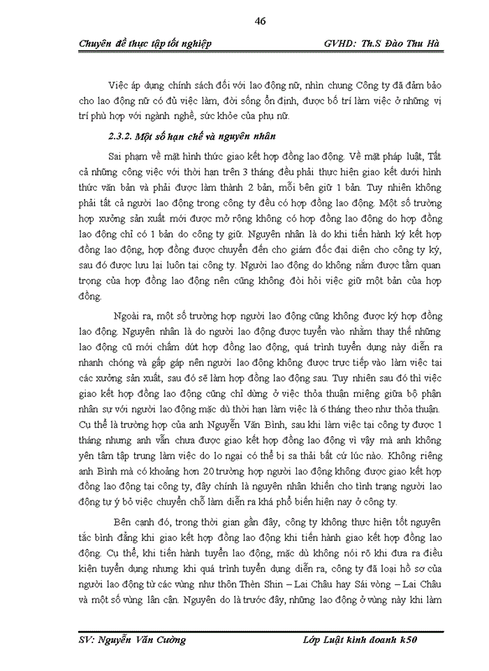 image for page Hoàn thiện chế độ pháp lý về hợp đồng lao động và hoạt động giao kết, thực hiện hợp đồng lao động tại công ty cổ phần sản xuất thương mại Hoàng Tiến