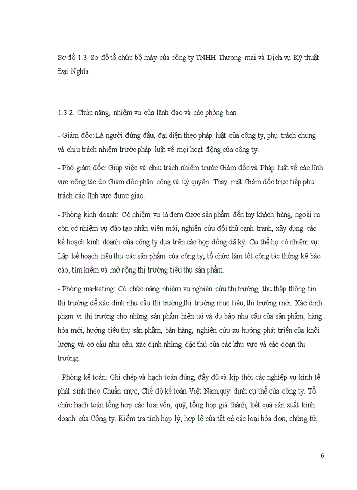 image for page Đánh giá khái quát tổ chức kế toán tại công ty tnhh thương mại và dịch vụ kỹ thuật đại nghĩa và một số ý kiến đề xuất