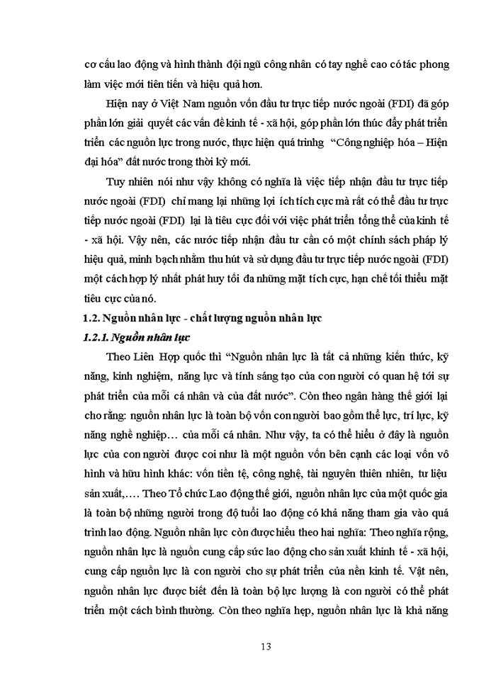 image for page Tác động đầu tư trực tiếp nước ngoài (FDI)đến nguồn nhân lực tại việt nam