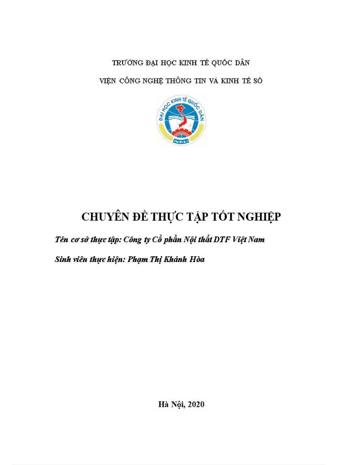 image for page Phân tích và thiết kế phần mềm quản lý bán hàng trong Công ty cổ phần Nội thất DTF Việt Nam
