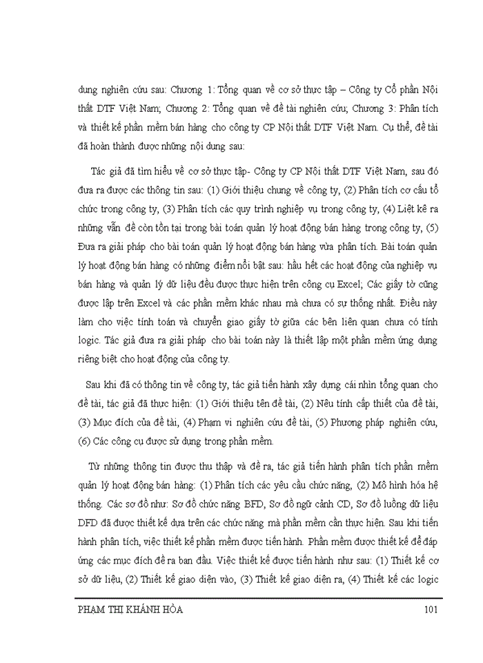 image for page Phân tích và thiết kế phần mềm quản lý bán hàng trong Công ty cổ phần Nội thất DTF Việt Nam