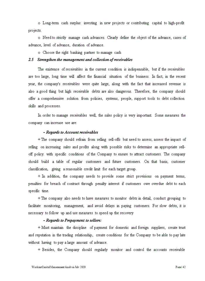 image for page Strenghthening working capital management at Bao Minh Confectionary Joint Stock Company