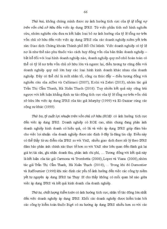 image for page Dự báo các nhân tố ảnh hưởng đến việc áp dụng Chuẩn mực Báo cáo Tài chính Quốc tế (IFRS) của các công ty niêm yết tại Sở Giao dịch Chứng khoán Thành phố Hồ Chí Minh (HOSE)