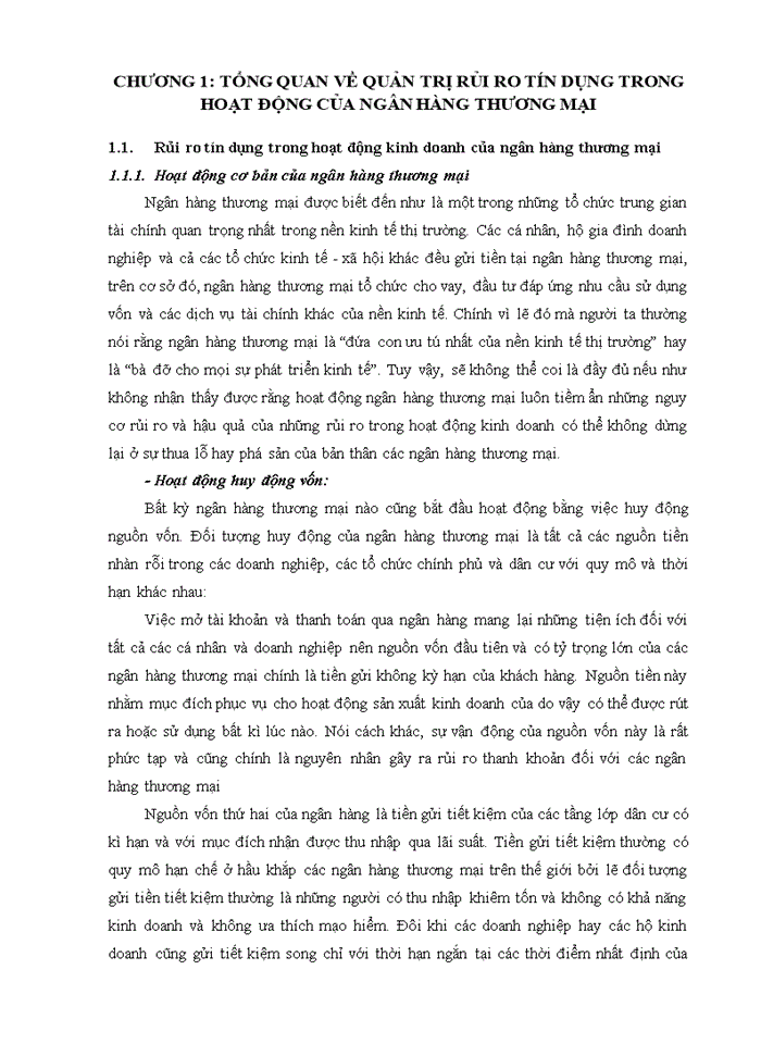 image for page Tăng cường Quản trị rủi ro tín dụng tại Ngân hàng Thương mại Cổ phần Ngoại thương Việt Nam – Chi nhánh Thái Bình