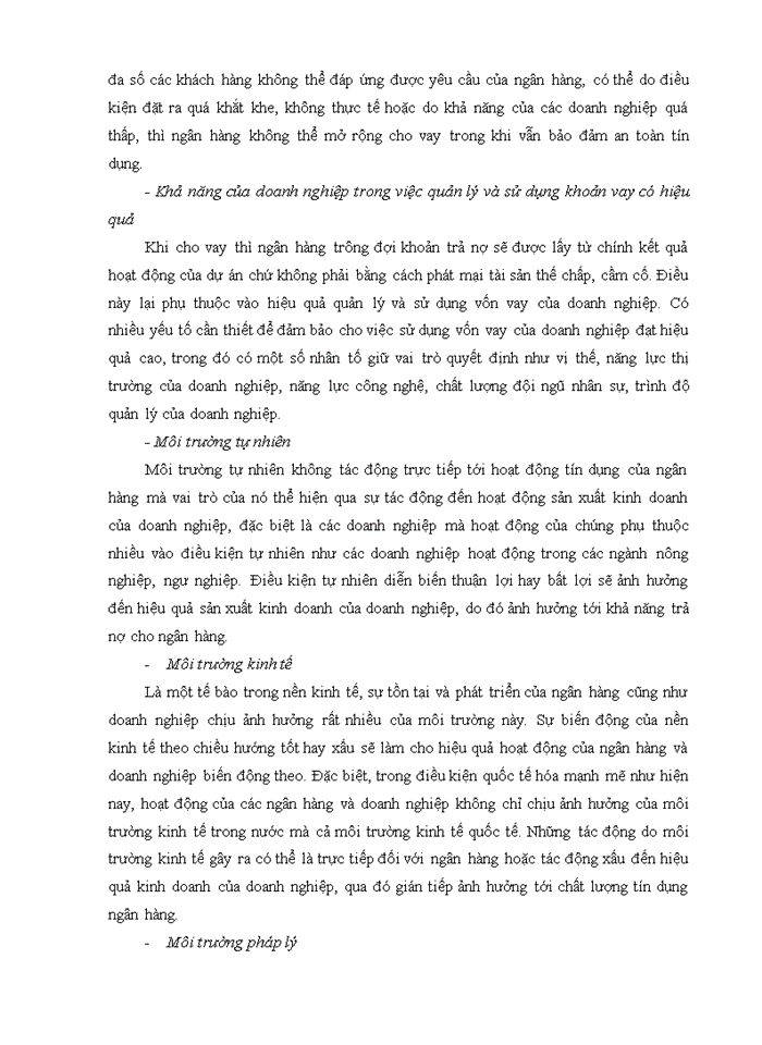 image for page Tăng cường Quản trị rủi ro tín dụng tại Ngân hàng Thương mại Cổ phần Ngoại thương Việt Nam – Chi nhánh Thái Bình