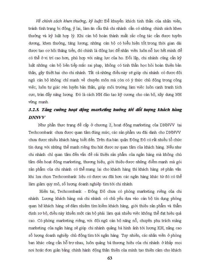 image for page Phát triển cho vay doanh nghiệp nhỏ và vừa tại Ngân hàng kỹ thương Việt Nam – chi nhánh Đông Đô