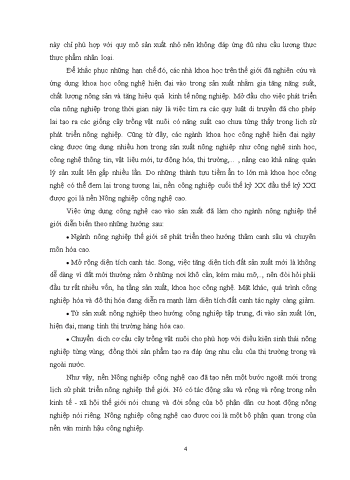 image for page Phân tích thực trạng và đề xuất các giải pháp để phát triển nông nghiệp công nghệ cao ở Việt Nam