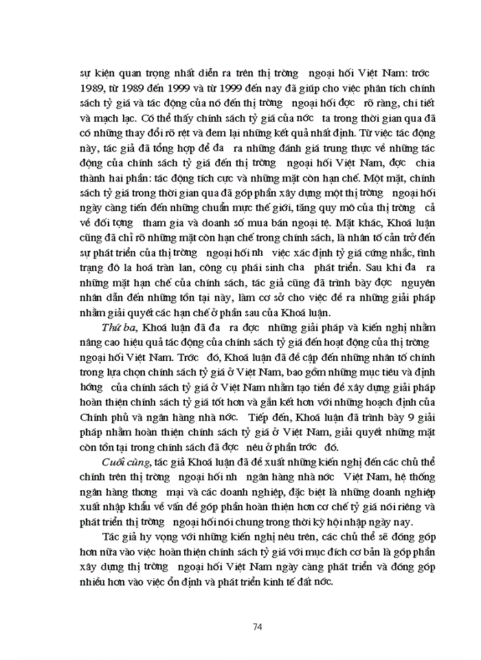 image for page Đánh giá tác động của chính sách tỷ giá hối đoái đến hoạt động của thị trường ngoại hối việt nam trong bối cảnh hội nhập kinh tế