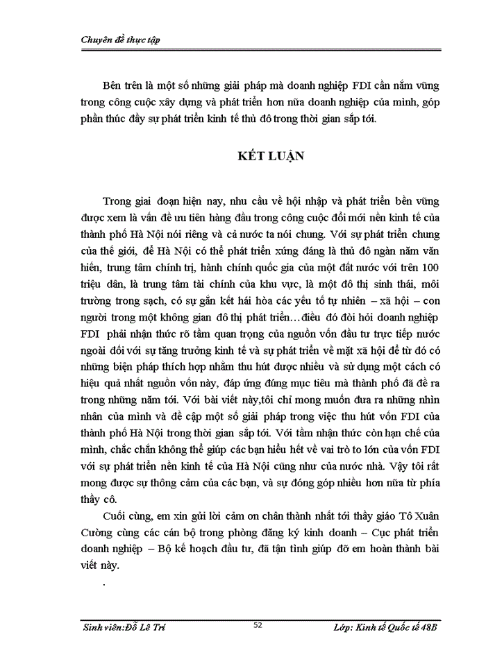 image for page Giải pháp tăng cường thu hút đầu tư trực tiếp nước ngoài (fdi) vào thành phố hà nội