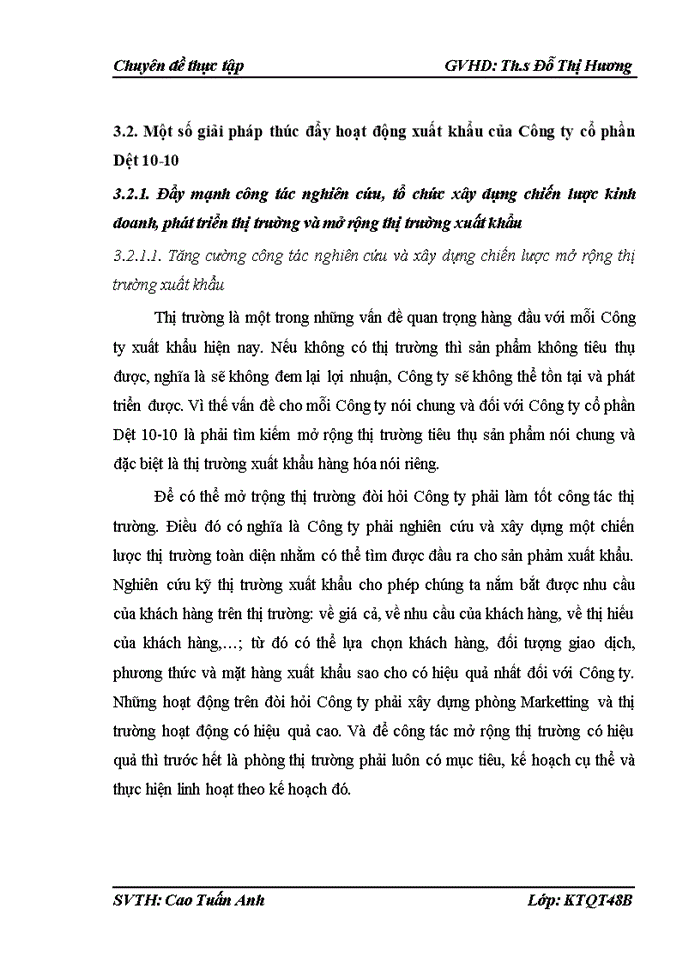 image for page Hoạt động xuất khẩu của Công ty cổ phần Dệt 10-10