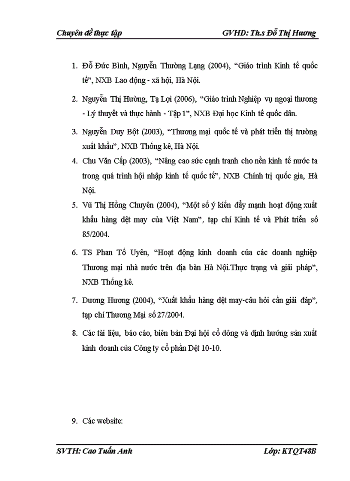 image for page Hoạt động xuất khẩu của Công ty cổ phần Dệt 10-10