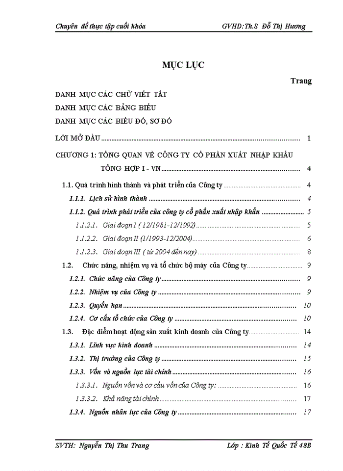 image for page Hoạt động xuất khẩu hàng nông sản tại công ty cp xuất nhập khẩu tổng hợp i – việt nam