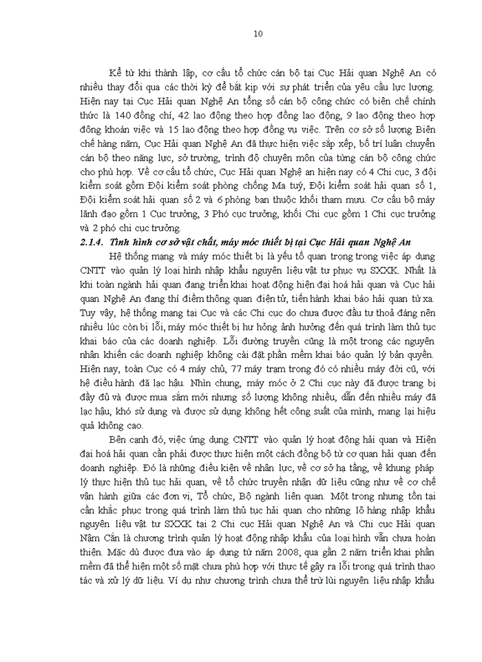 image for page Hoàn thiện quy trình nghiệp vụ hải quan đối với hoạt động nhập khẩu nguyên liệu, vật tư để sản xuất hàng xuất khẩu ở Cục Hải quan Nghệ An