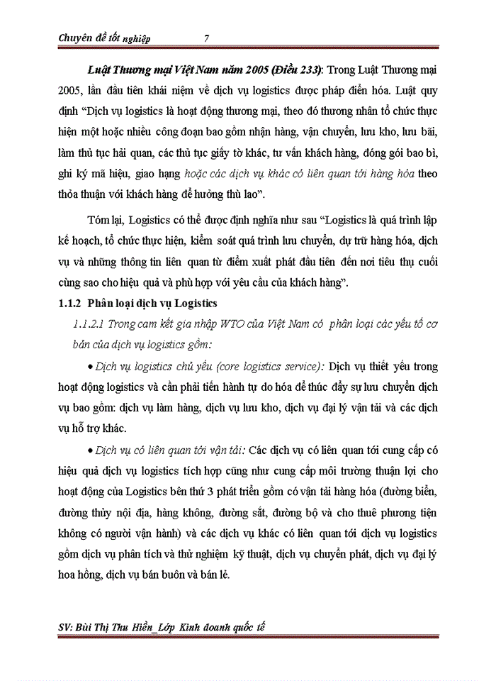 image for page Phát triển hoạt động kinh doanh dịch vụ Logistics tại Công ty TNHH Thương Mại và Đầu tư Huy Phát