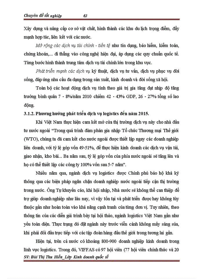 image for page Phát triển hoạt động kinh doanh dịch vụ Logistics tại Công ty TNHH Thương Mại và Đầu tư Huy Phát