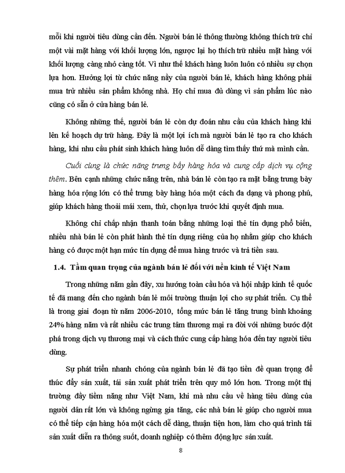 image for page Thực trạng khả năng cạnh tranh của ngành bán lẻ Việt Nam sau khi gia nhập WTO