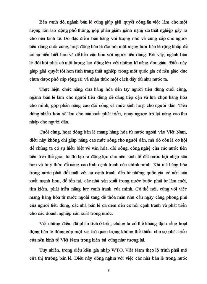 image for page Thực trạng khả năng cạnh tranh của ngành bán lẻ Việt Nam sau khi gia nhập WTO