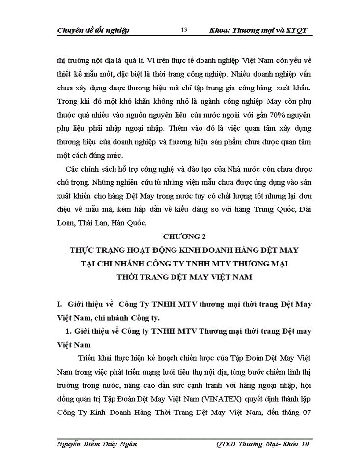 image for page Thực trạng hoạt động kinh doanh hàng Dệt May nội địa của các doanh nghiệp Việt Nam và sự cần thiết đẩy mạnh kinh doanh hàng nội địa