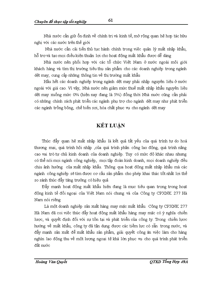 image for page Giải pháp đẩy mạnh xuất khẩu các sản phẩm may mặc của Công ty Cổ phần Xuất nhập khẩu 277 Hà Nam