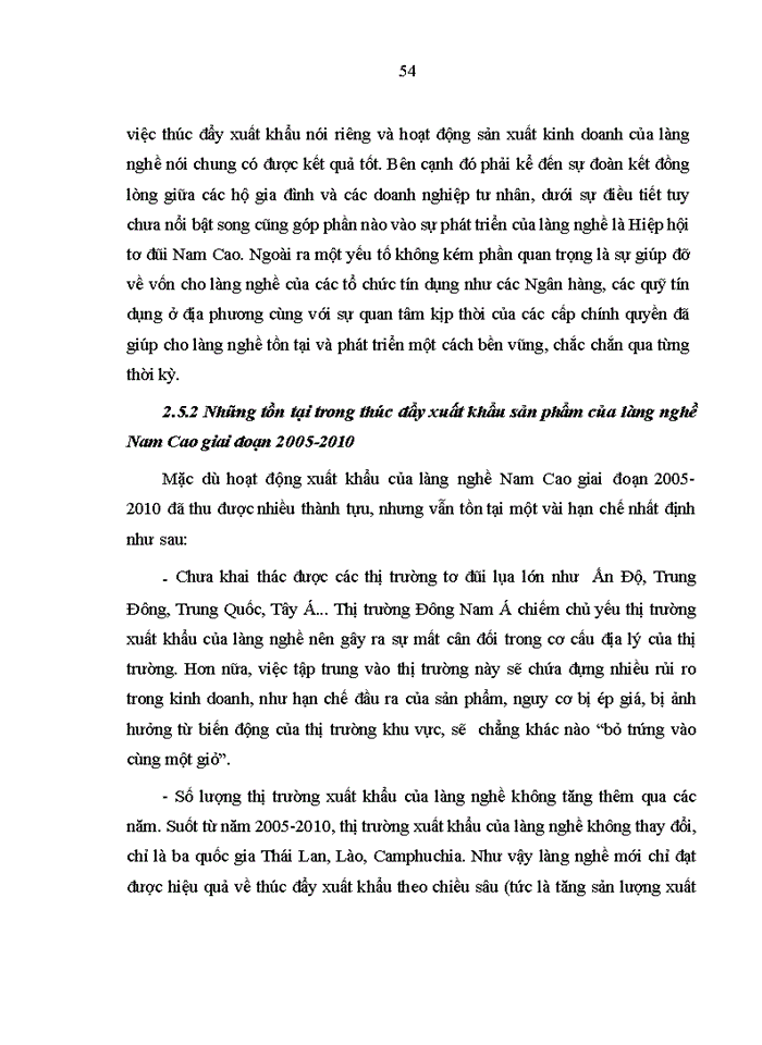 image for page Thúc đẩy xuất khẩu sản phẩm của làng nghề xã Nam Cao  - Huyện Kiến Xương - tỉnh Thái Bình