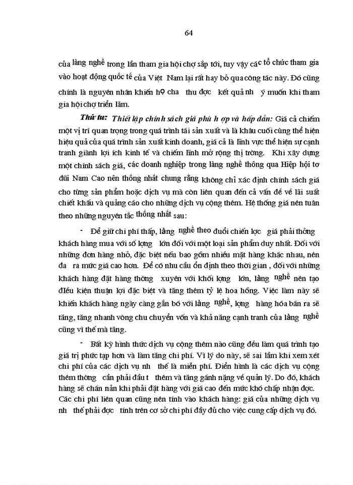 image for page Thúc đẩy xuất khẩu sản phẩm của làng nghề xã Nam Cao  - Huyện Kiến Xương - tỉnh Thái Bình