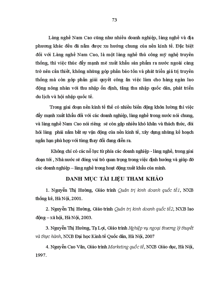 image for page Thúc đẩy xuất khẩu sản phẩm của làng nghề xã Nam Cao  - Huyện Kiến Xương - tỉnh Thái Bình