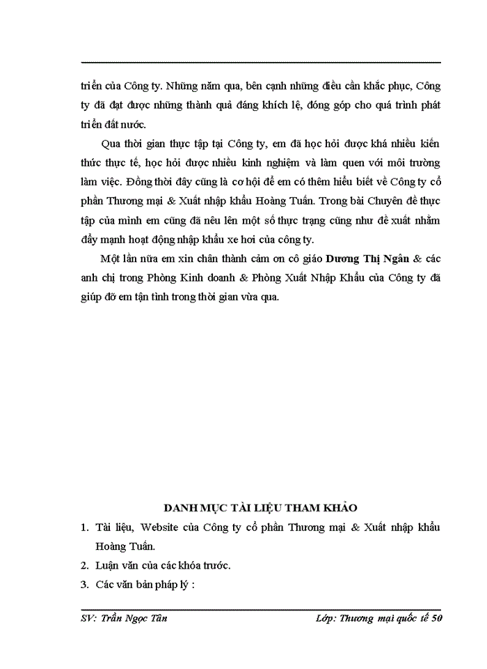 image for page Thực trạng nhập khẩu xe hơi của Công ty cổ phần Thương mại & Xuất nhập khẩu Hoàng Tuấn