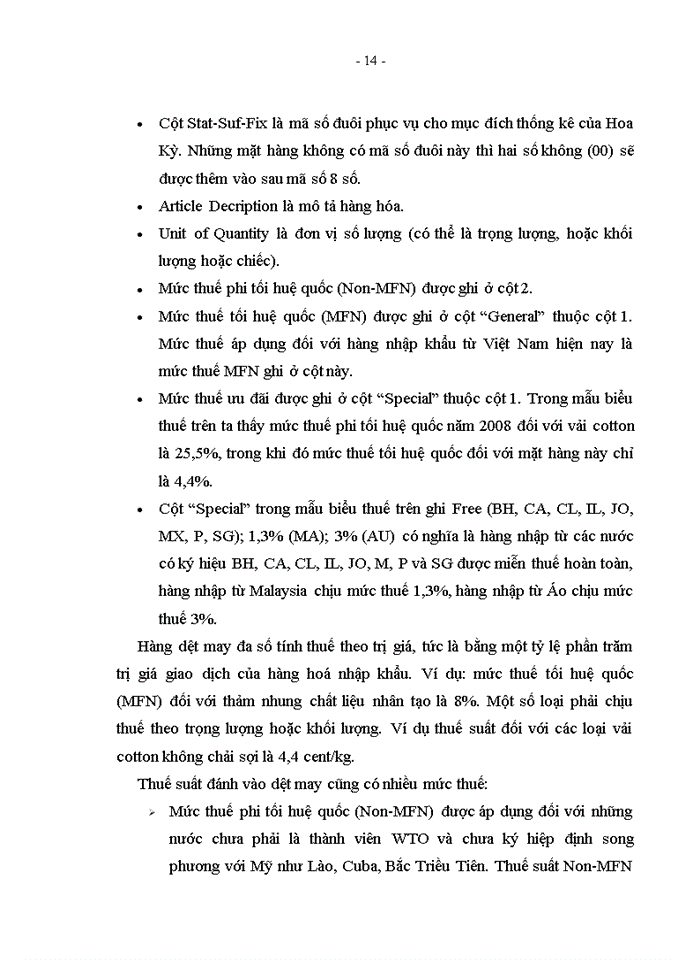 image for page Rào cản thương mại của Mỹ đối với hàng dệt may Việt Nam  - Thực trạng và giải pháp