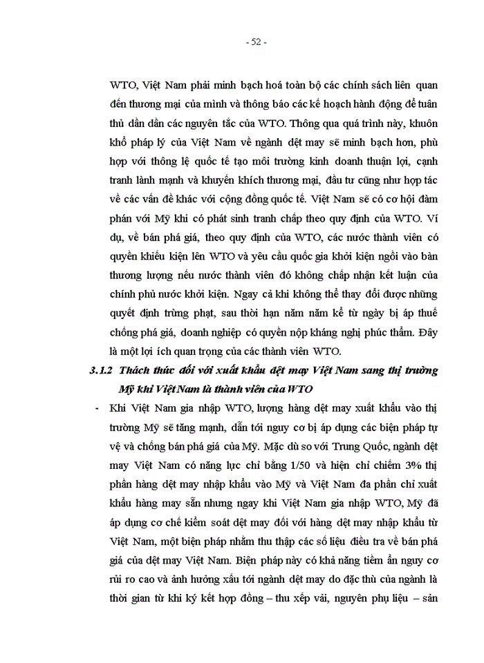 image for page Rào cản thương mại của Mỹ đối với hàng dệt may Việt Nam  - Thực trạng và giải pháp