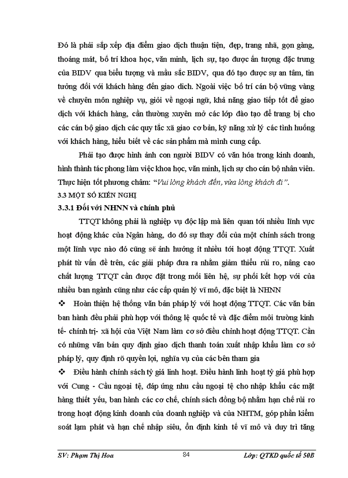 image for page Nâng cao sức cạnh tranh của dịch vụ thanh toán quốc tế tại ngân hàng BIDV chi nhánh Tây Nam Quảng Ninh