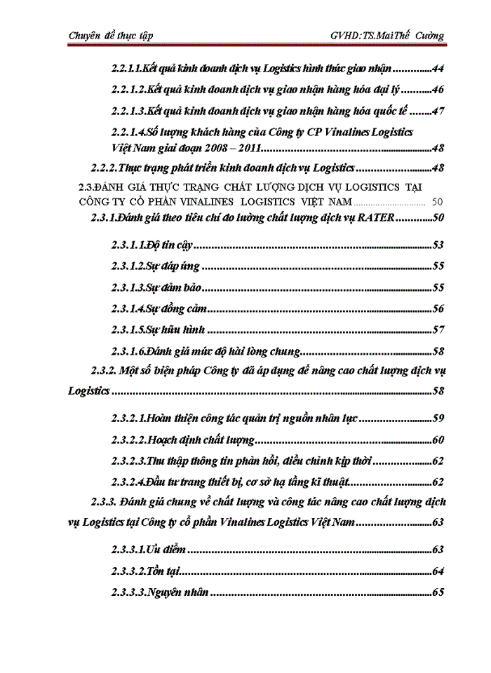 image for page Nâng cao chất lượng dịch vụ logistics tại công ty cổ phần vinalines logistics việt nam