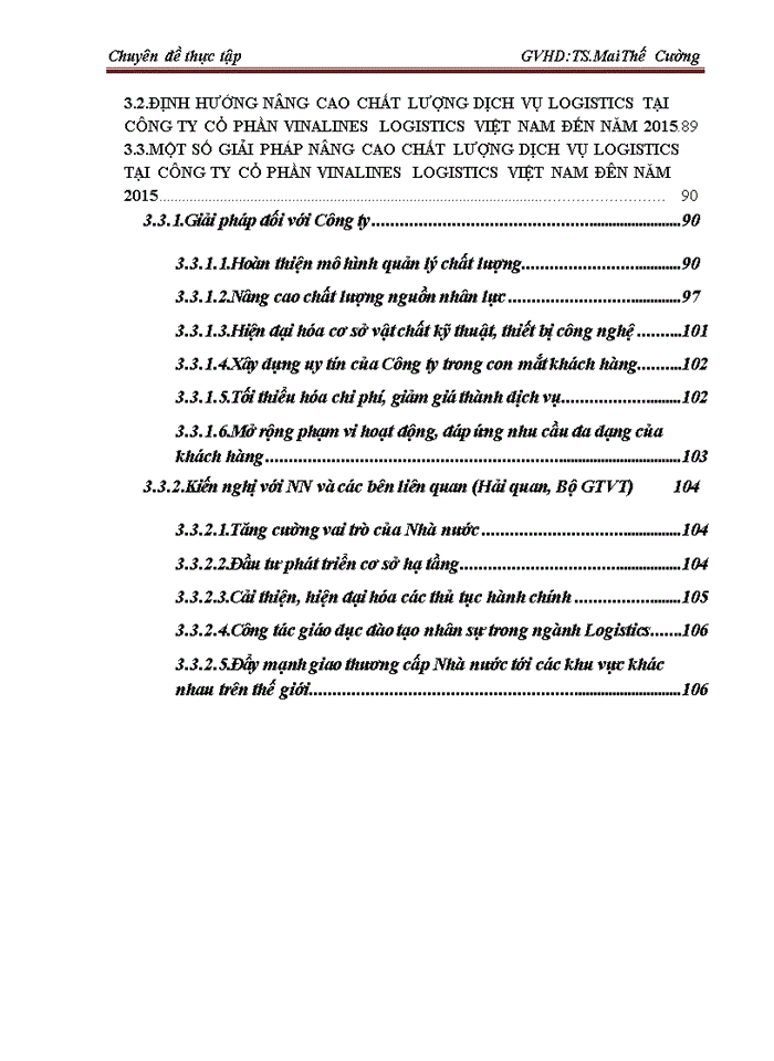 image for page Nâng cao chất lượng dịch vụ logistics tại công ty cổ phần vinalines logistics việt nam