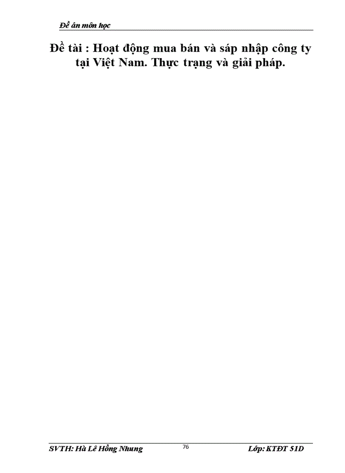 image for page Tổng quan về mua bán và sáp nhập doanh nghiệp