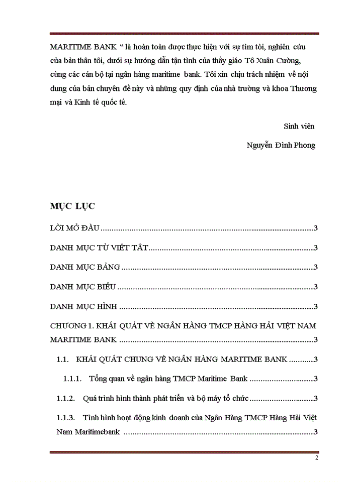 Các giải pháp nhằm phát triển và nâng cao hiệu quả hoạt động tín dụng xuất nhập khẩu của ngân hàng tmcp hàng hải việt nam maritime bank