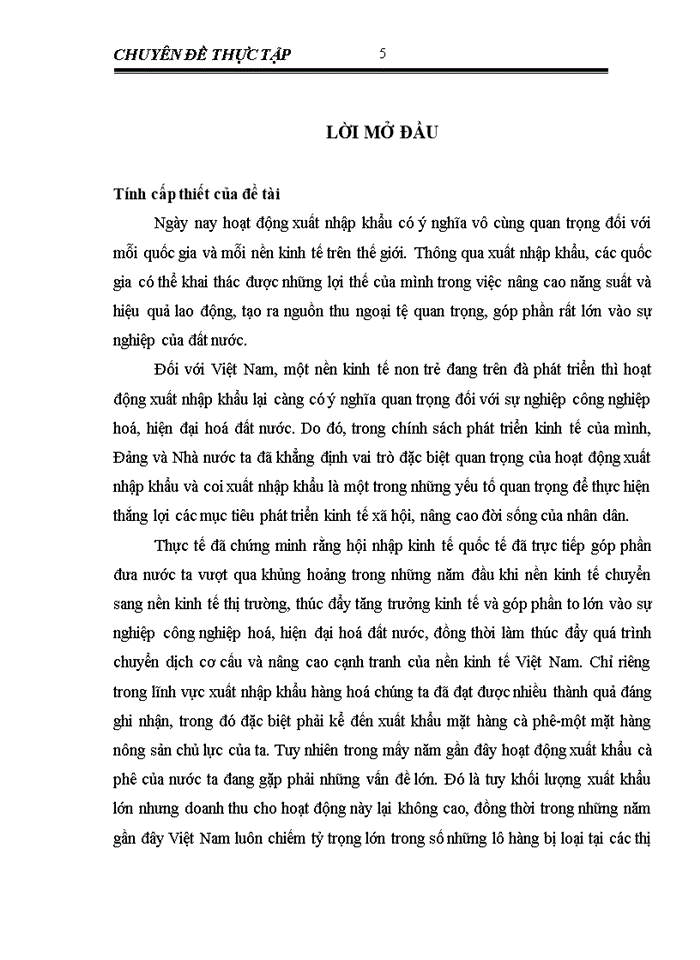 image for page Giải pháp đẩy mạnh xuất khẩu cà phê tại công ty cổ phần xuất nhập khẩu Tổng hợp I