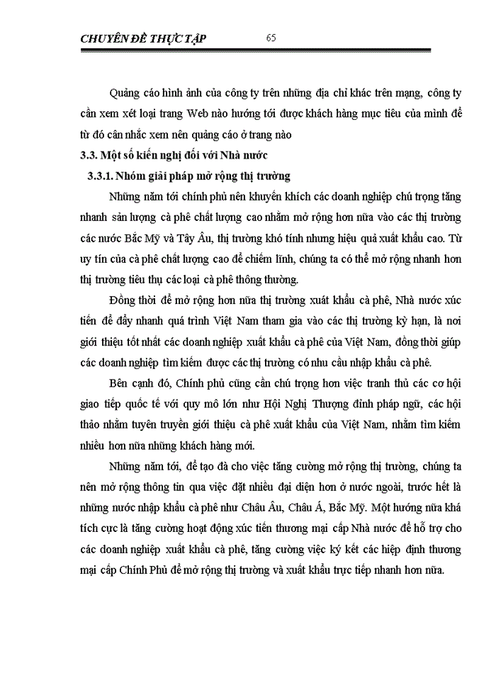 image for page Giải pháp đẩy mạnh xuất khẩu cà phê tại công ty cổ phần xuất nhập khẩu Tổng hợp I