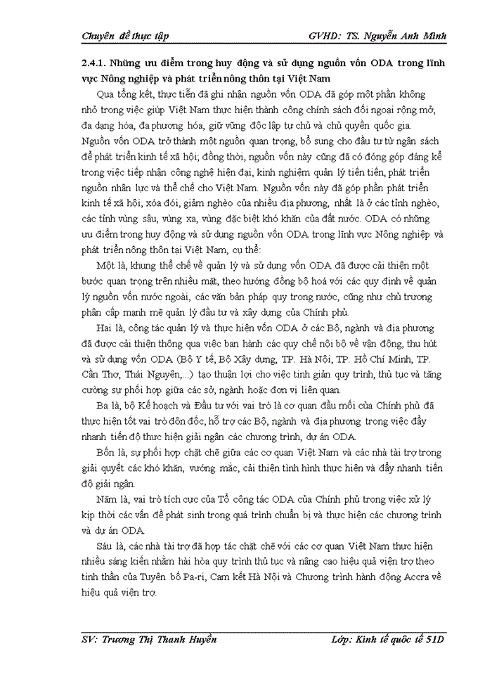 image for page Huy động và sử dụng nguồn vốn hỗ trợ phát triển chính thức (ODA) trong lĩnh vực Nông nghiệp và phát triển nông thôn tại Việt Nam